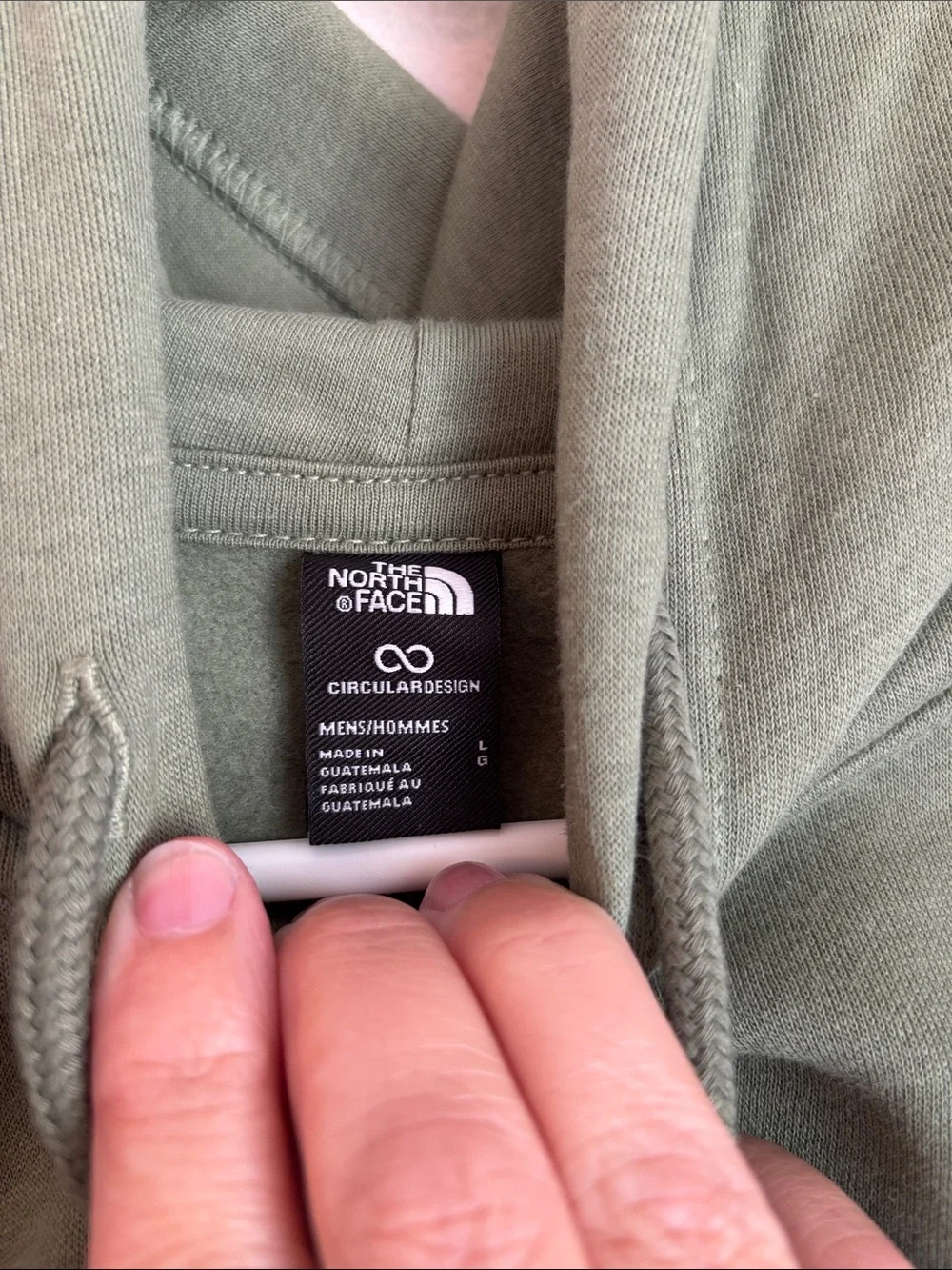 The North Face Mens Evolution TNF™ Bear Hoodie Graphic Sage Green Largr NWT soft